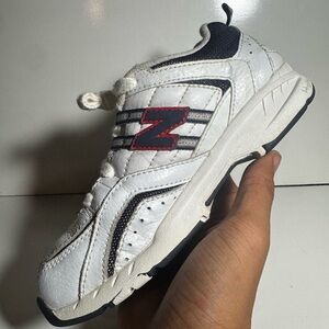 VINTAGE New Balance 481 “White Red Blue” Kids Size 2